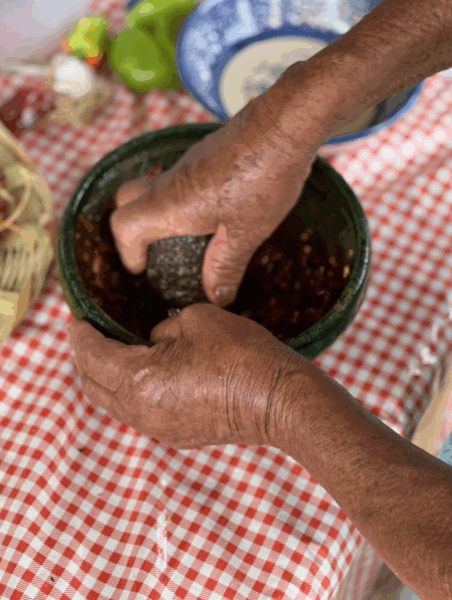 Salsa tabiche y betabel